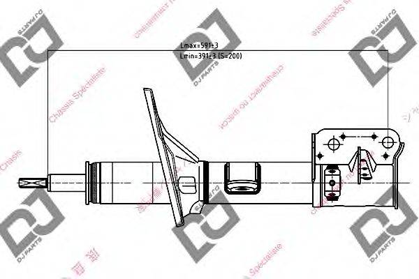 Амортизатор DJ PARTS DS1292GS