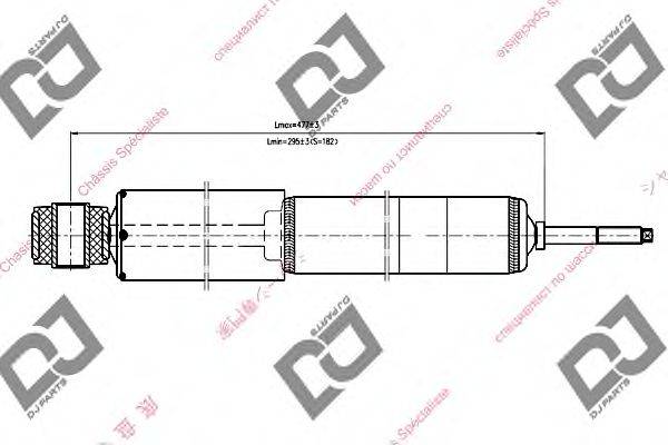 Амортизатор DJ PARTS DS1297GT