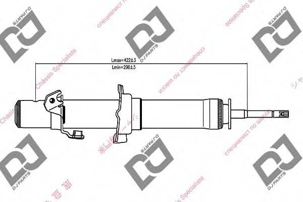 Амортизатор DJ PARTS DS1318GT