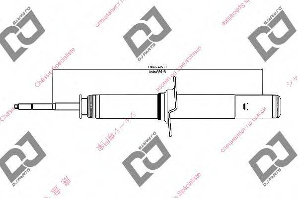 Амортизатор DJ PARTS DS1320GT