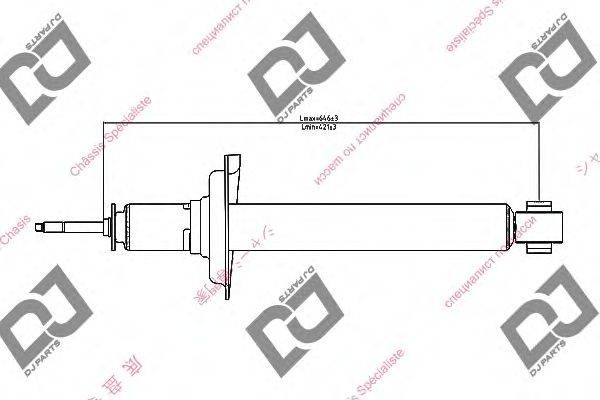 Амортизатор DJ PARTS DS1322GT