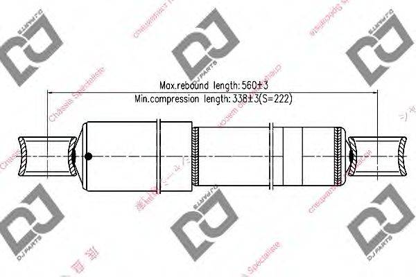 Амортизатор DJ PARTS DS1058GT