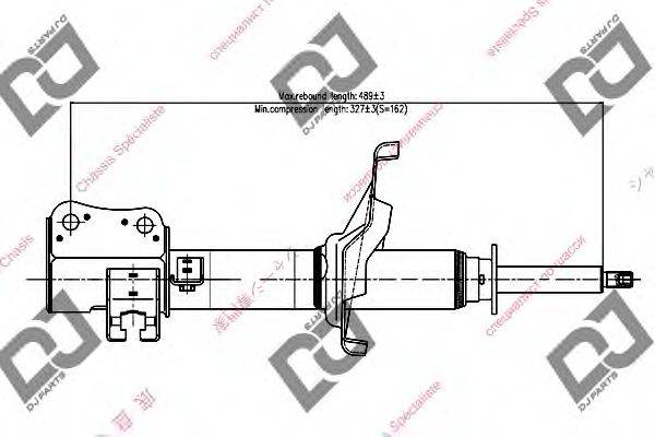 Амортизатор DJ PARTS DS1079GS