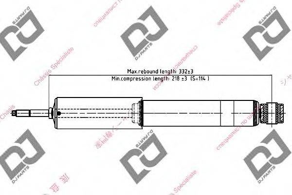 Амортизатор DJ PARTS DS1650HT