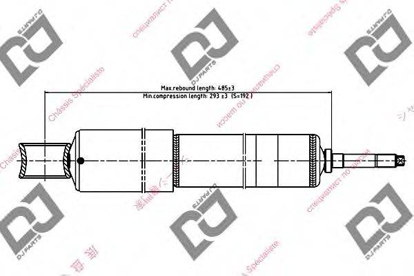 Амортизатор DJ PARTS DS1649HT