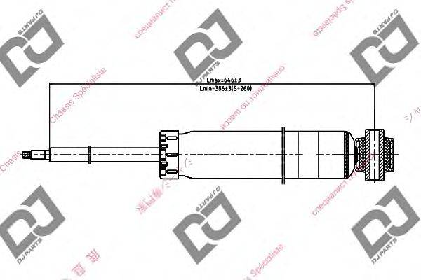 Амортизатор DJ PARTS DS1377GT