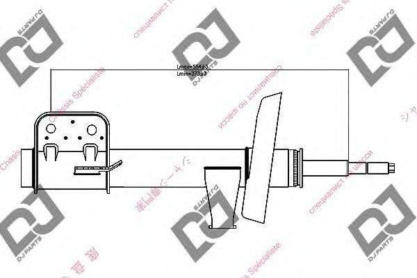 Амортизатор DJ PARTS DS1399GS