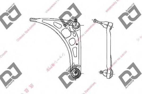 Рычаг независимой подвески колеса, подвеска колеса DJ PARTS DA1144