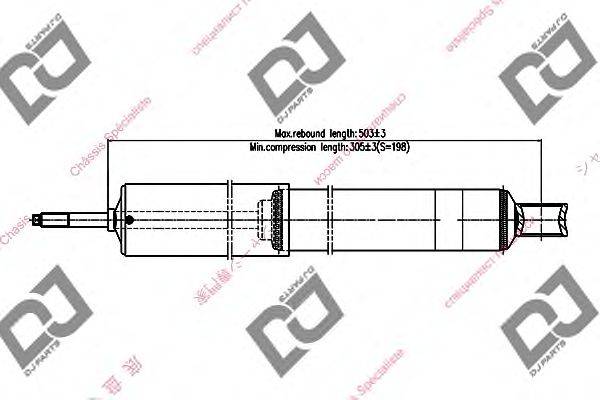 Амортизатор DJ PARTS DS9000GT