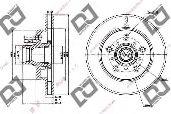 Тормозной диск CHEVROLET 56258