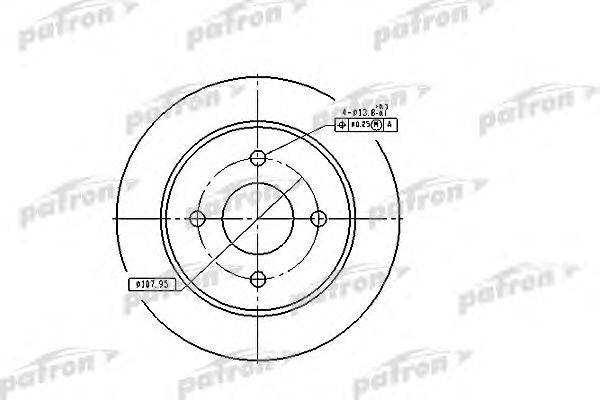 Тормозной диск PATRON PBD2623