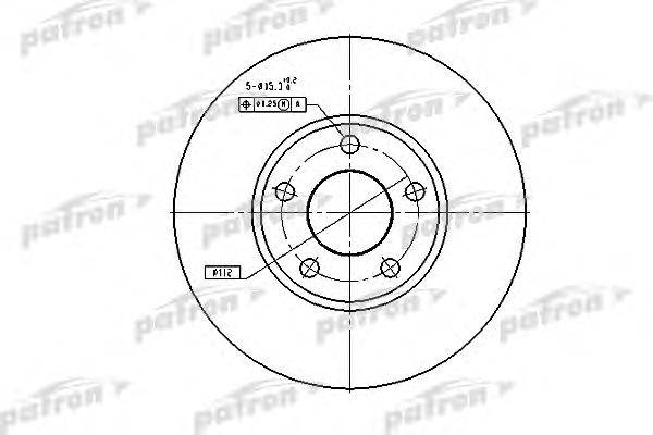 Тормозной диск PATRON PBD2650