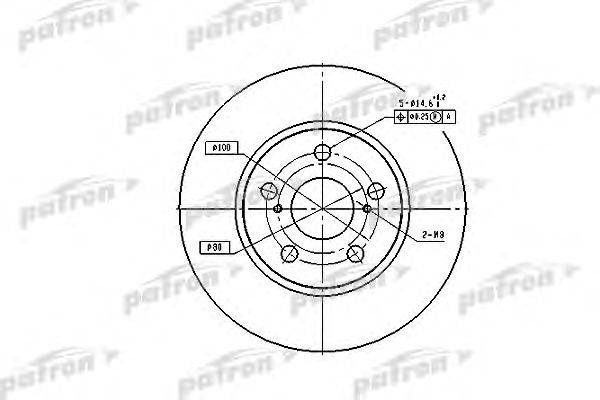 Тормозной диск PATRON PBD2683