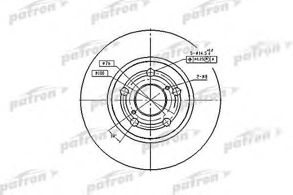 Тормозной диск PATRON PBD2742