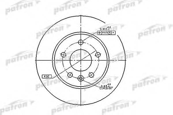 Тормозной диск PATRON PBD2797