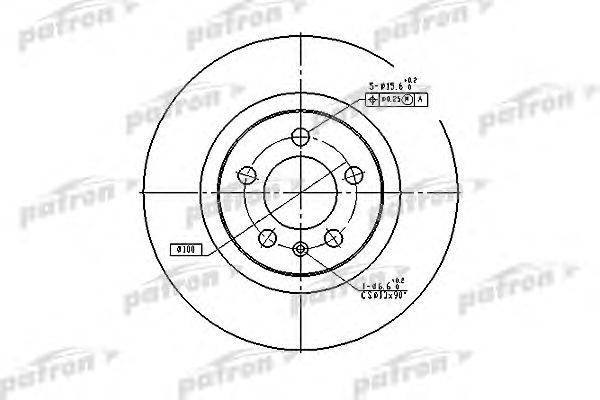 Тормозной диск PATRON PBD4027