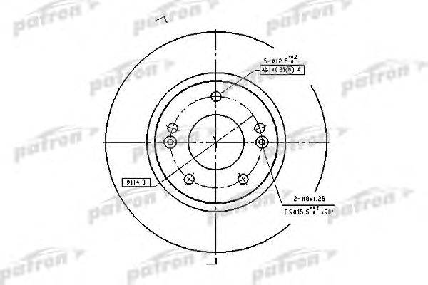 Тормозной диск PATRON PBD4291