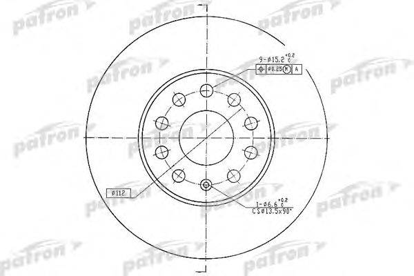 Тормозной диск PATRON PBD4295