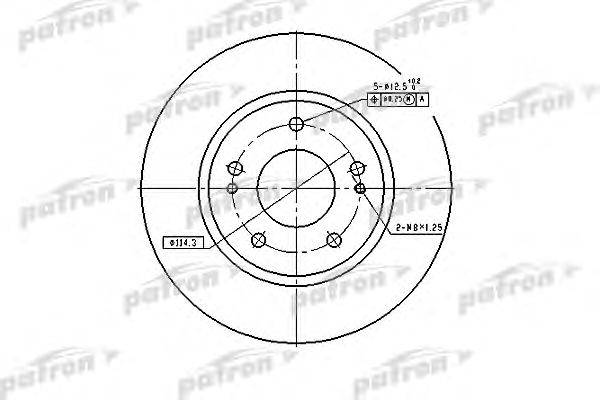 Тормозной диск PATRON PBD4494