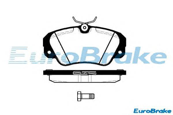Комплект тормозных колодок, дисковый тормоз EUROBRAKE 5501223611
