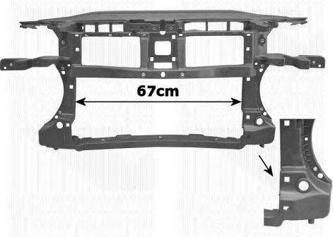 Облицовка передка VAN WEZEL 5839678