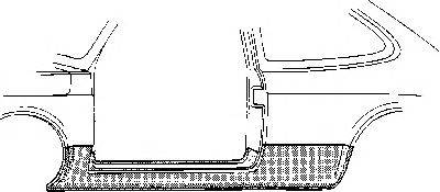 Накладка порога VAN WEZEL 1712.02
