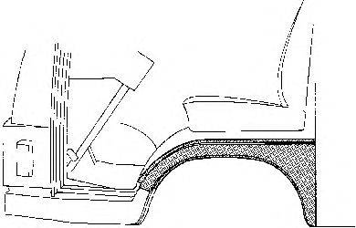 Крыло VAN WEZEL 240155