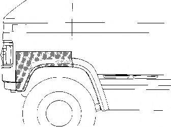 Боковина VAN WEZEL 3050.55