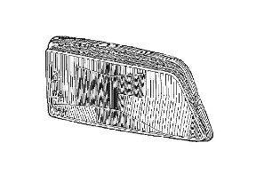 Рассеиватель, основная фара VAN WEZEL 4045980V