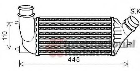 Интеркулер VAN WEZEL 09004270