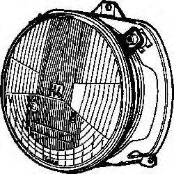 Вставка фары, основная фара VAN WEZEL 5820949