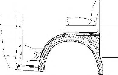 Боковина VAN WEZEL 5858155