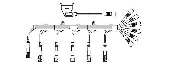 Комплект проводов зажигания BREMI 780/100