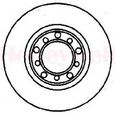 Тормозной диск JURID 561166J