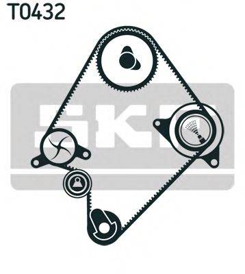 Комплект ремня ГРМ SKF VKMA94009