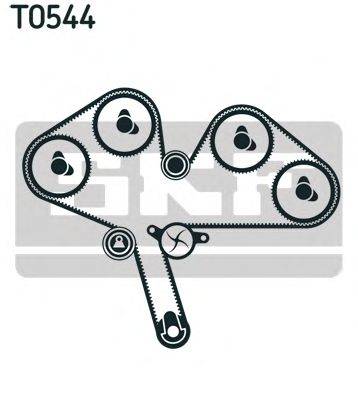 Комплект ремня ГРМ SKF VKM 75614
