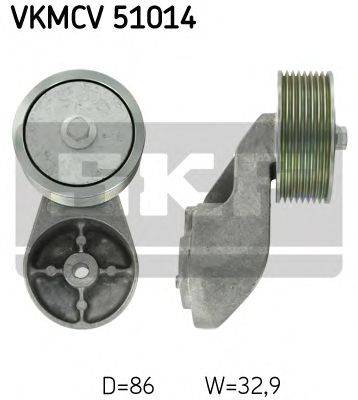 Паразитный / ведущий ролик, поликлиновой ремень SKF VKMCV51014