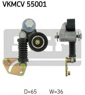 Натяжной ролик, поликлиновой  ремень SKF VKMCV 55001