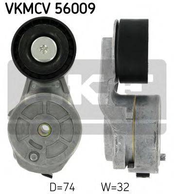 Натяжной ролик, поликлиновой  ремень SKF VKMCV56009