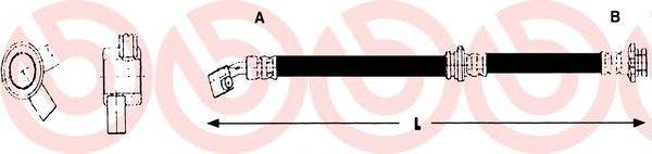 Тормозной шланг BREMBO T 56 153