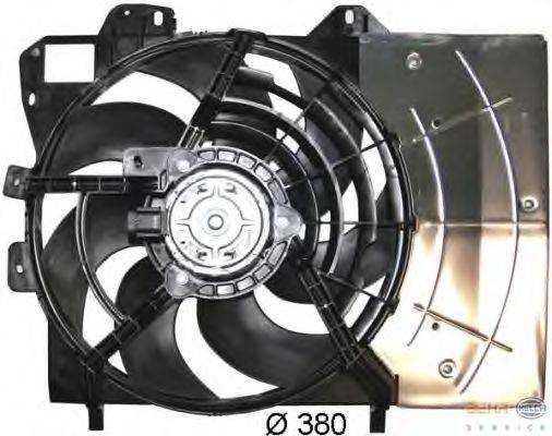 Вентилятор, охлаждение двигателя HELLA 8EW351043541