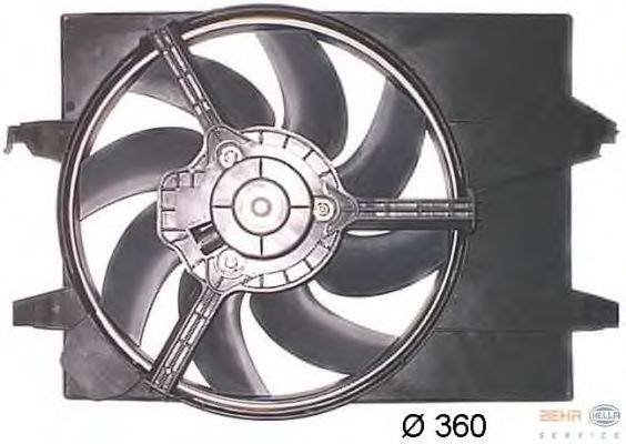 Вентилятор, охлаждение двигателя HELLA 8EW 351 043-661