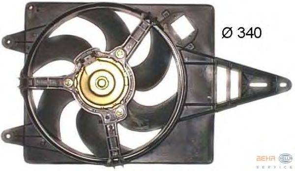 Вентилятор, охлаждение двигателя HELLA 8EW351043711