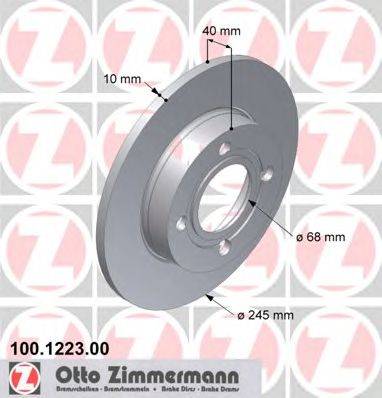 Тормозной диск ZIMMERMANN 100.1223.00