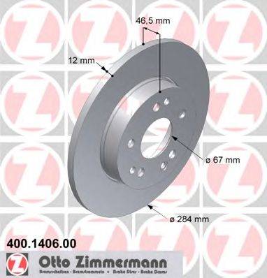 Тормозной диск ZIMMERMANN 400140600