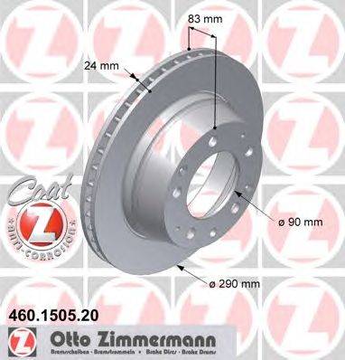 Тормозной диск ZIMMERMANN 460.1505.20
