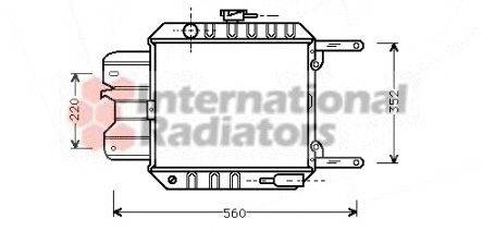 Радиатор, охлаждение двигателя SCHLIECKMANN 60132012