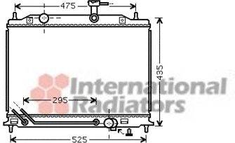 Радиатор, охлаждение двигателя SCHLIECKMANN 60832080