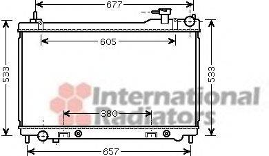 Радиатор, охлаждение двигателя SCHLIECKMANN 60132304