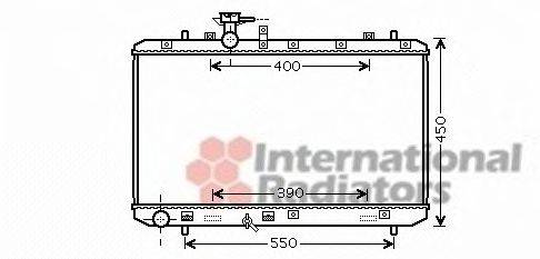 Радиатор, охлаждение двигателя SCHLIECKMANN 60522084